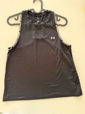 Under Armour Black Women’s Tech Racerback Tank with Branded Trim